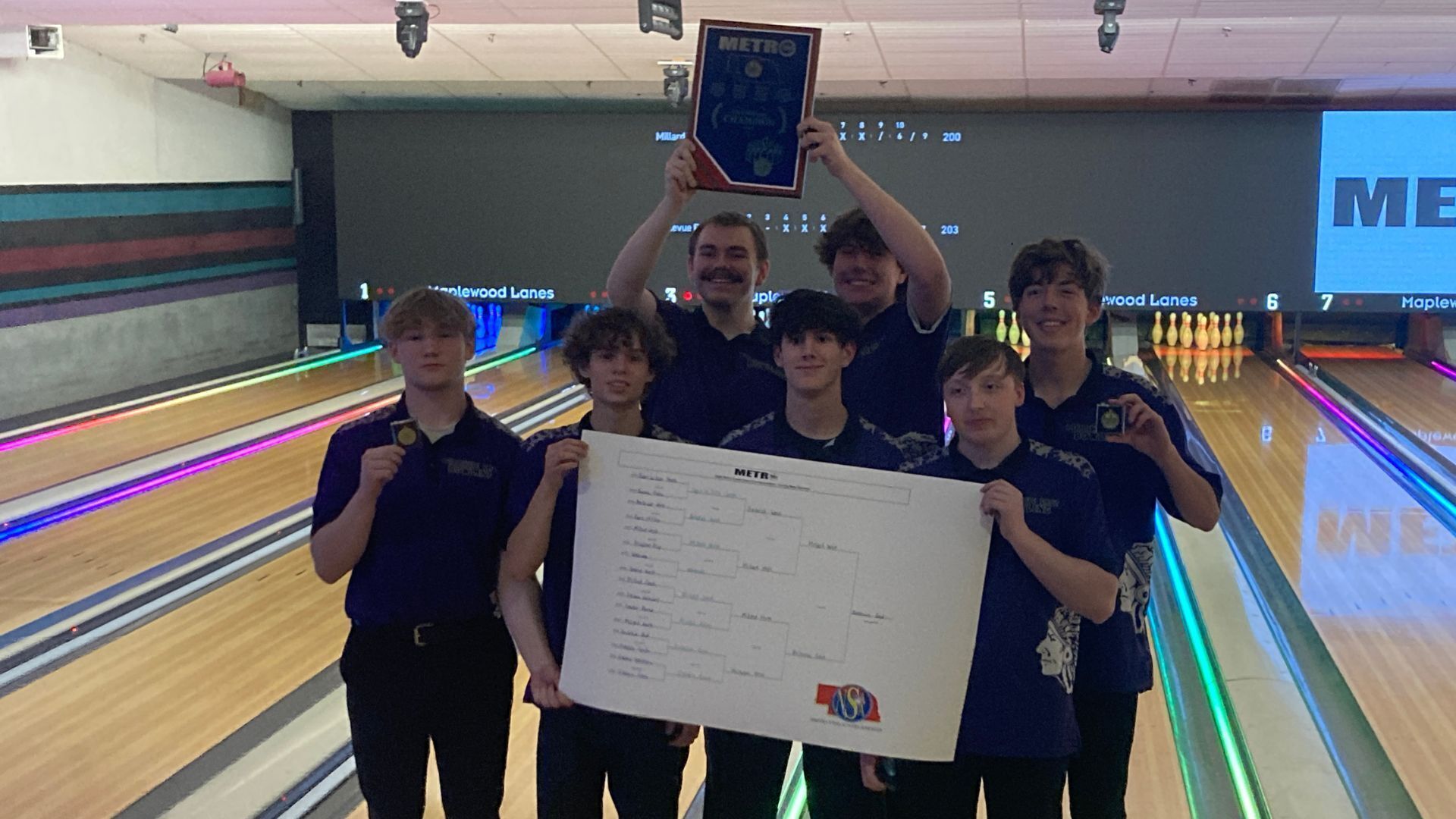 Bellevue East captures first Metro Conference boys bowling title